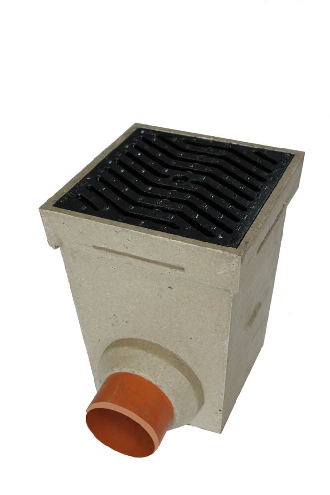 Stora-Drain gårdskum B125 med sandfangsbøtte