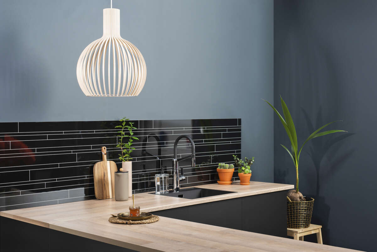 Fibo New York Black HG Kitchen Board 2 pk.