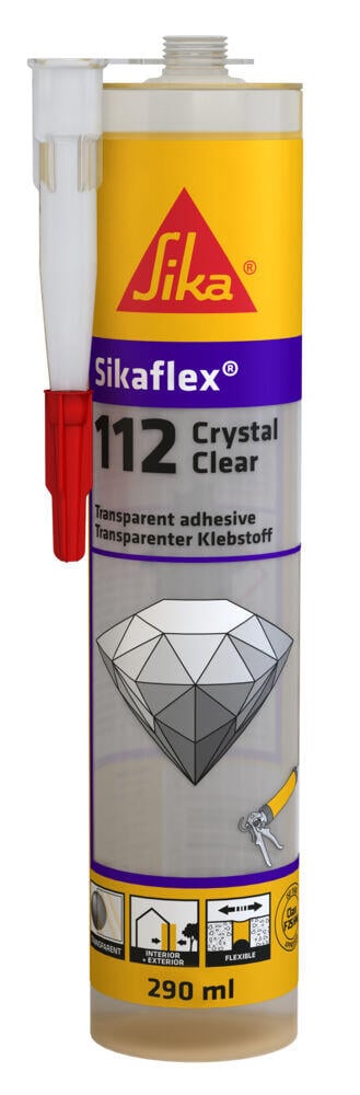 Sikaflex 112 Crystal Clear fugemasse og lim