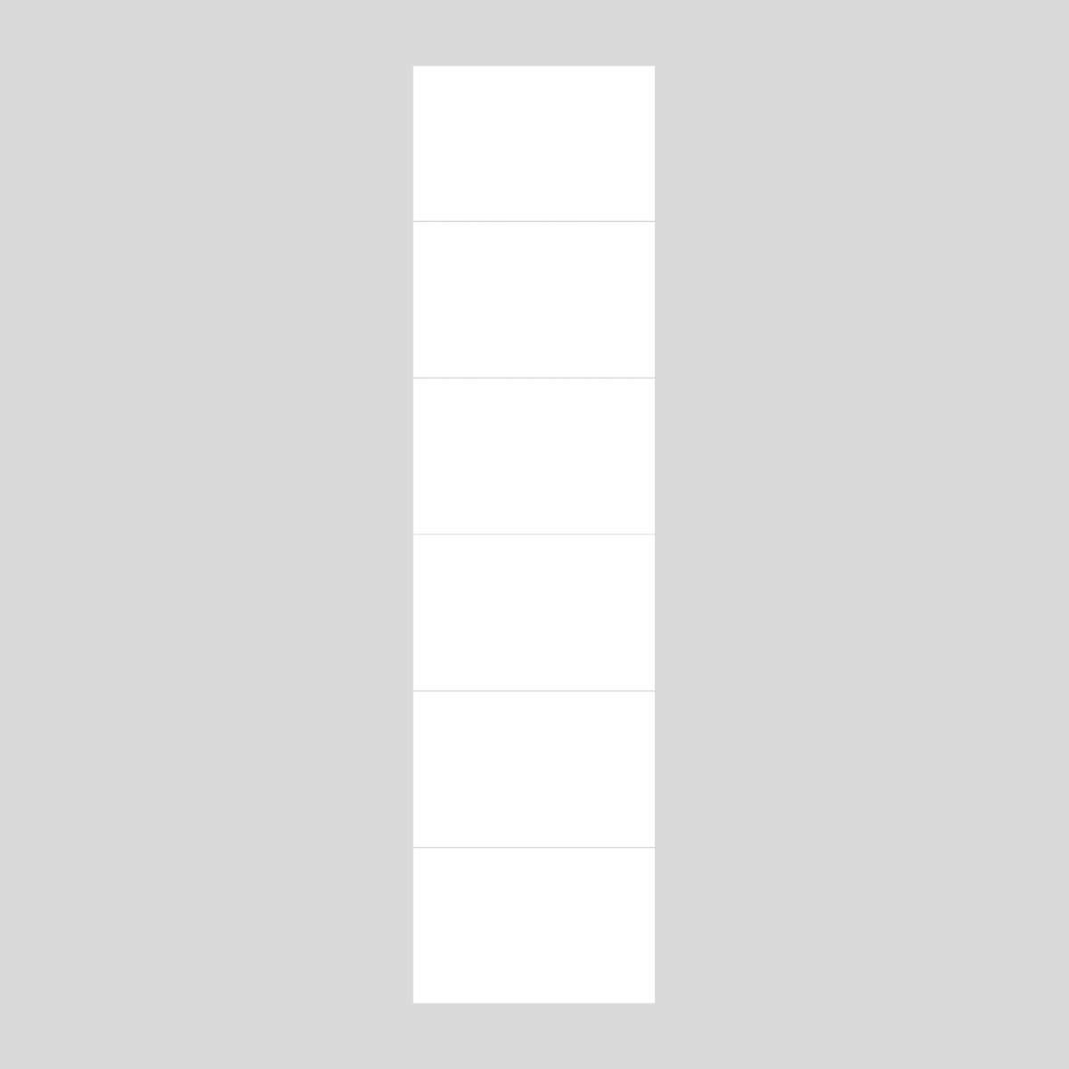 Fibo 3091 M6040 Denver White baderomsplate 2-pk