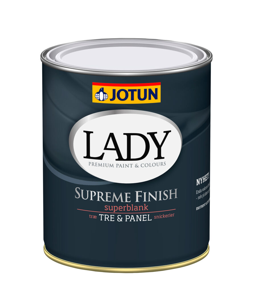 Jotun Lady Supreme Finish 80/helblank interiørmaling