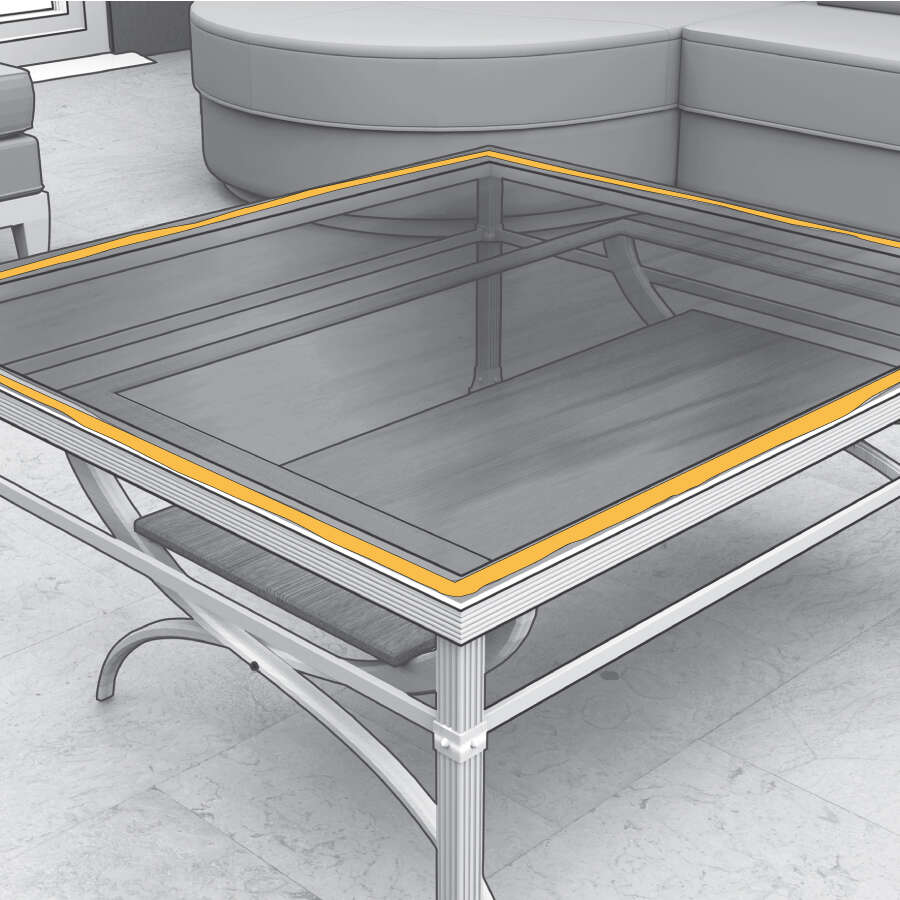 Sikaflex 112 Crystal Clear fugemasse og lim