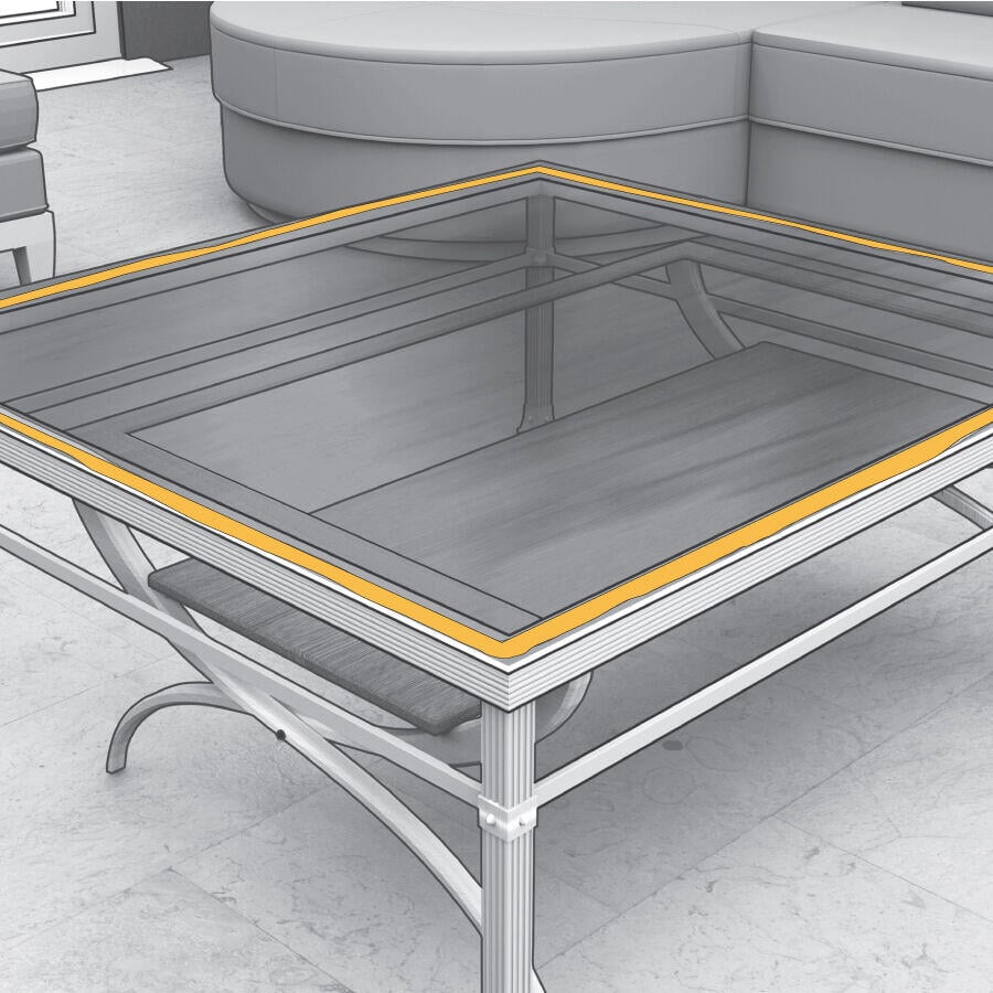 Sikaflex 112 Crystal Clear fugemasse og lim