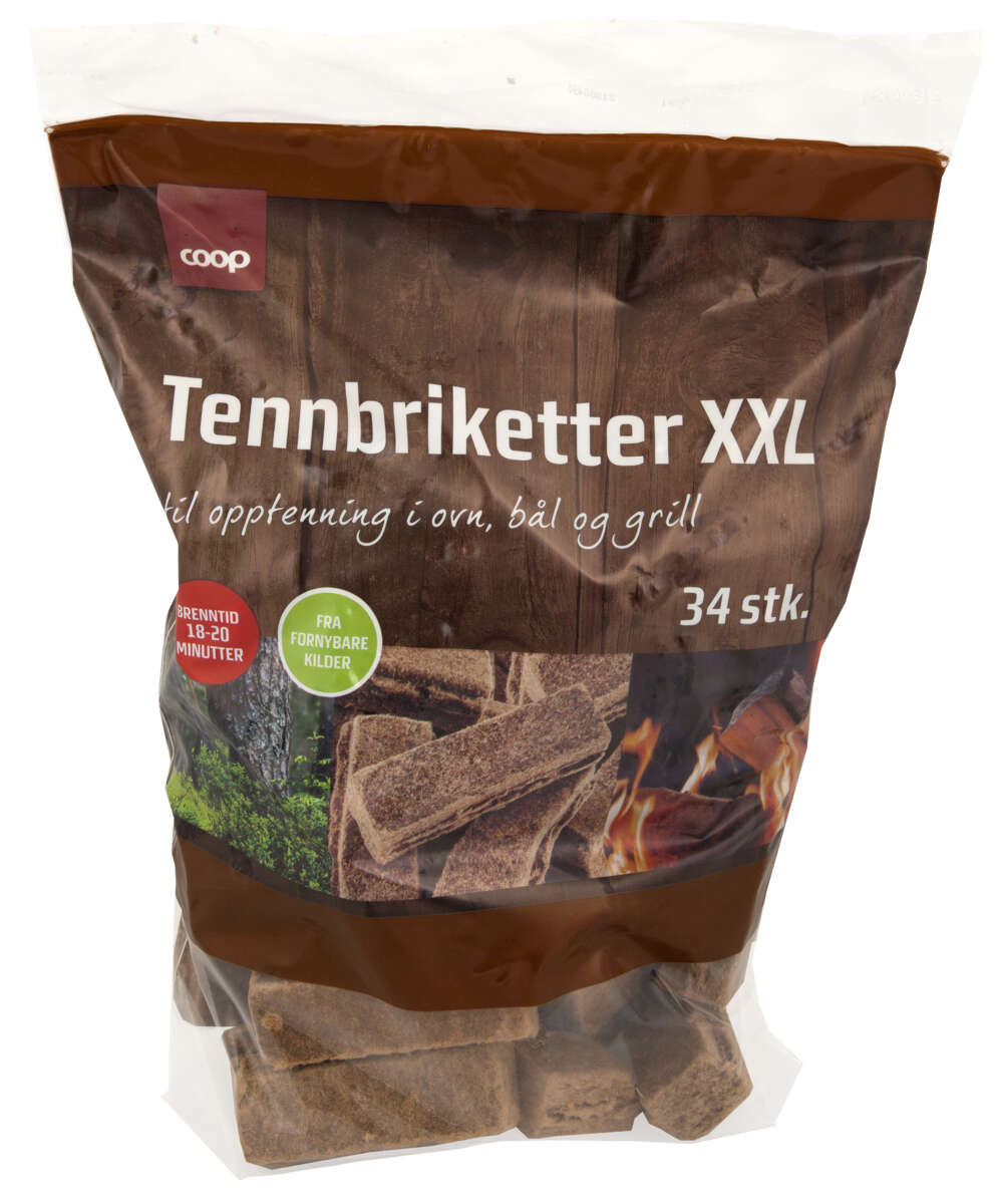 Coop tennbriketter XXL 34stk