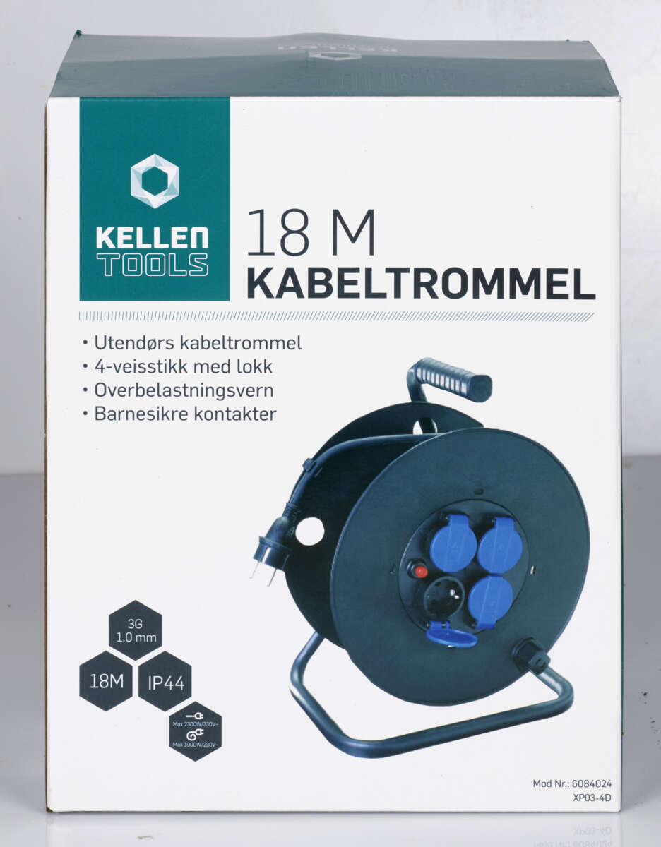 Kellen kabeltrommel 18 meter
