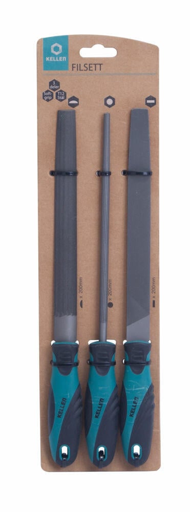 Kellen filsett tre 3 deler