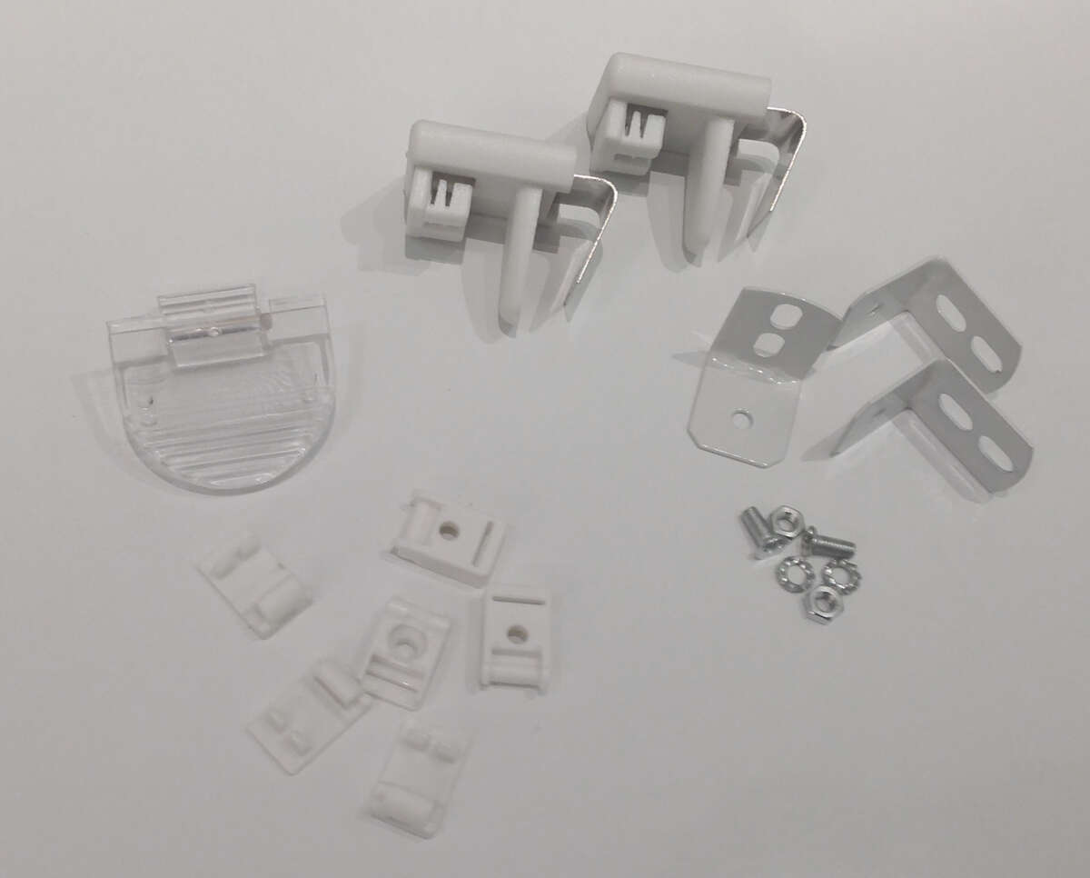 Debel kit til Flex plisségardin hvit