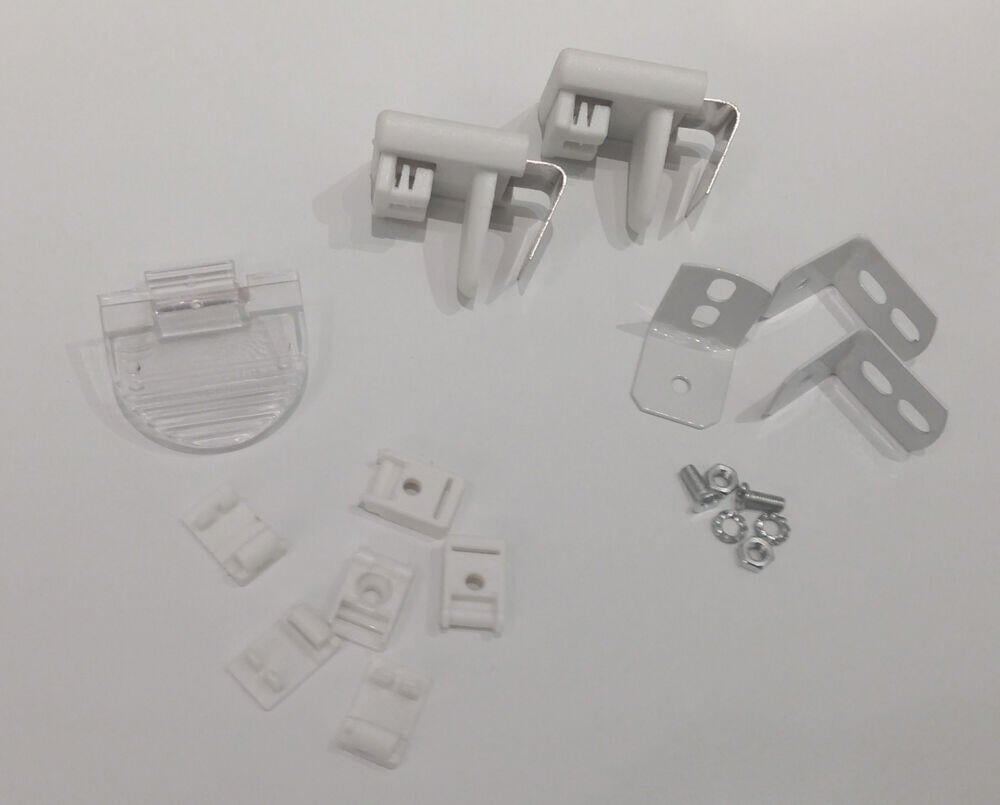 Debel kit til Flex plisségardin hvit