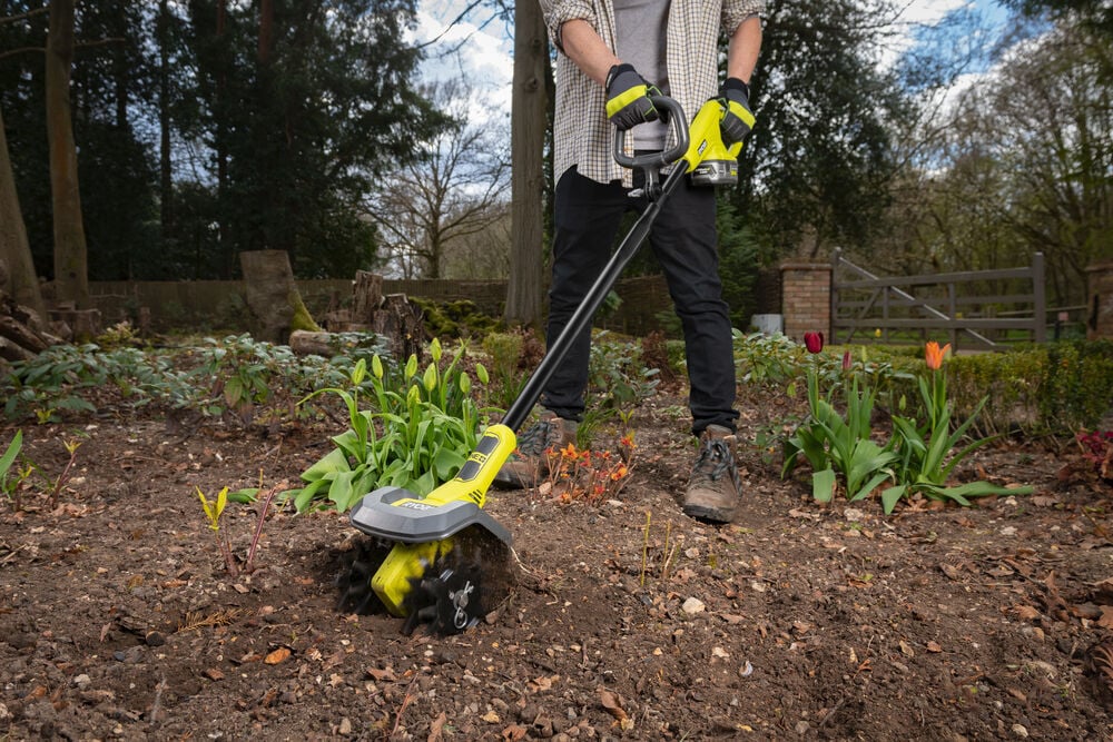 Ryobi RY18CVA-0 jordfreser u/ batteri