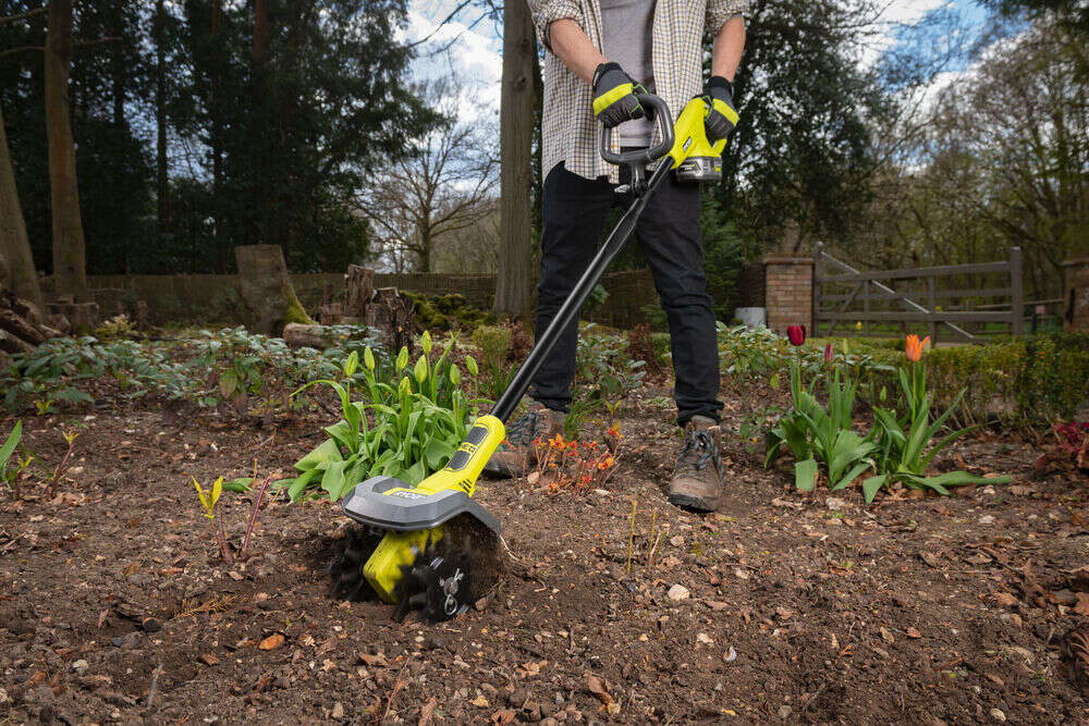 Ryobi RY18CVA-0 jordfreser u/ batteri