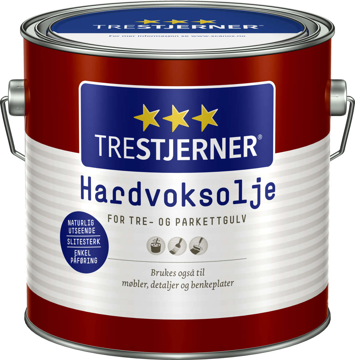 Trestjerner hardvoksolje