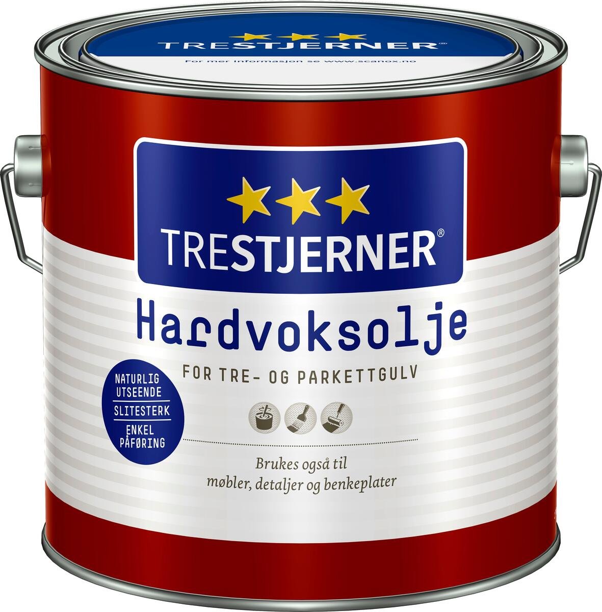 Trestjerner hardvoksolje