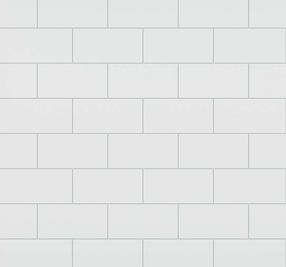 Fibo Kitchen Board White Slate, Subway tile 2 pk.
