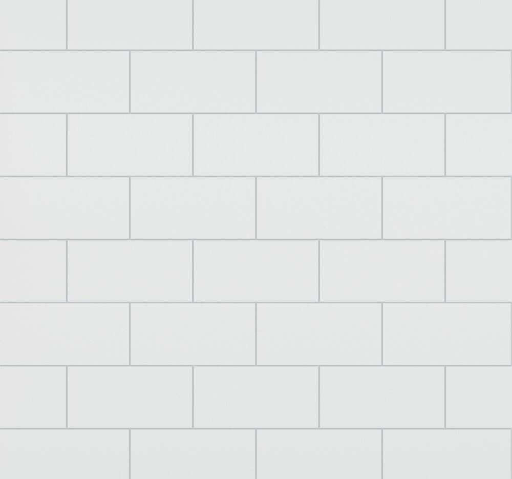 Fibo Kitchen Board White Slate, Subway tile