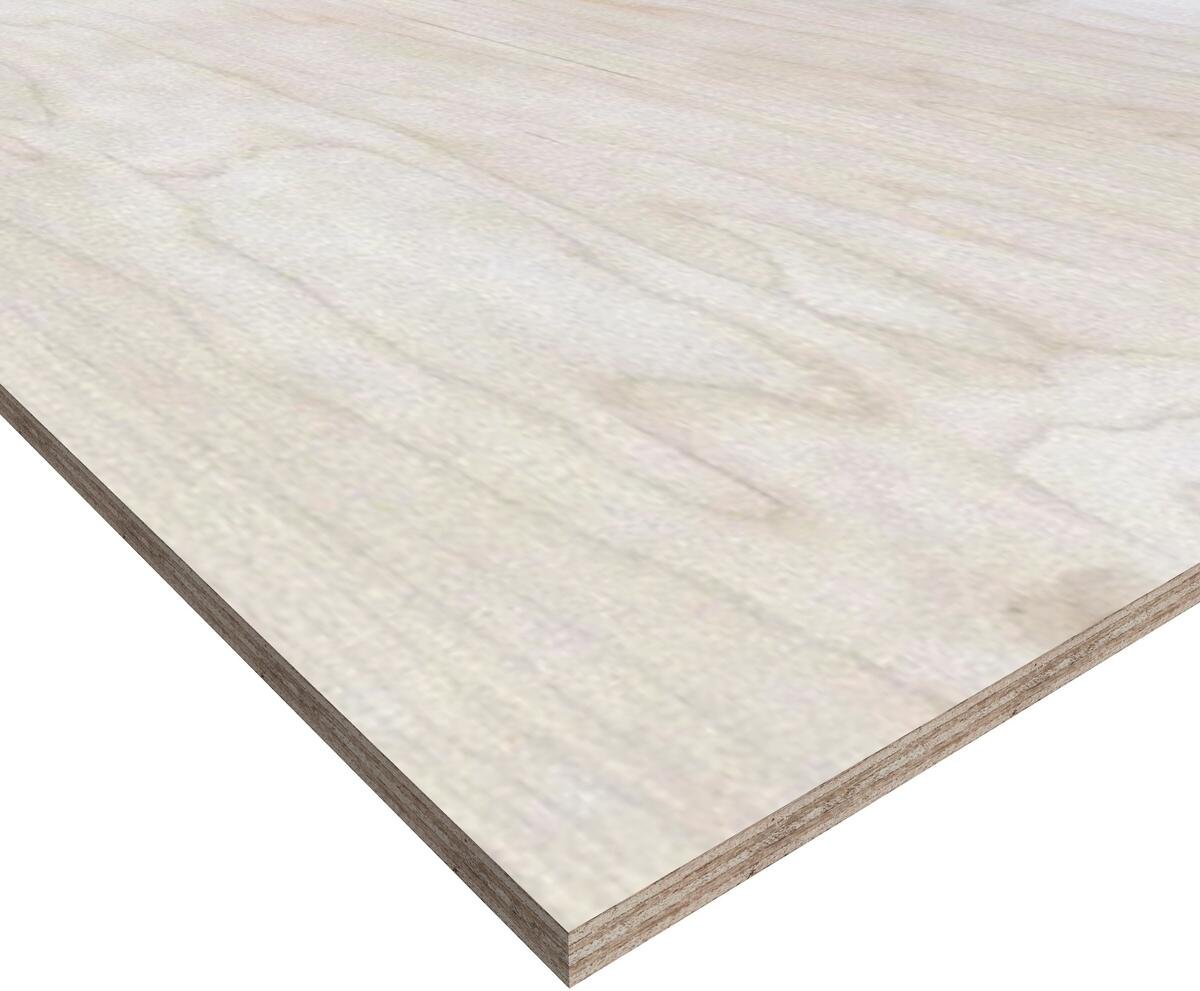 12x2440x1220 Kryssfiner ubehandlet, bjerk