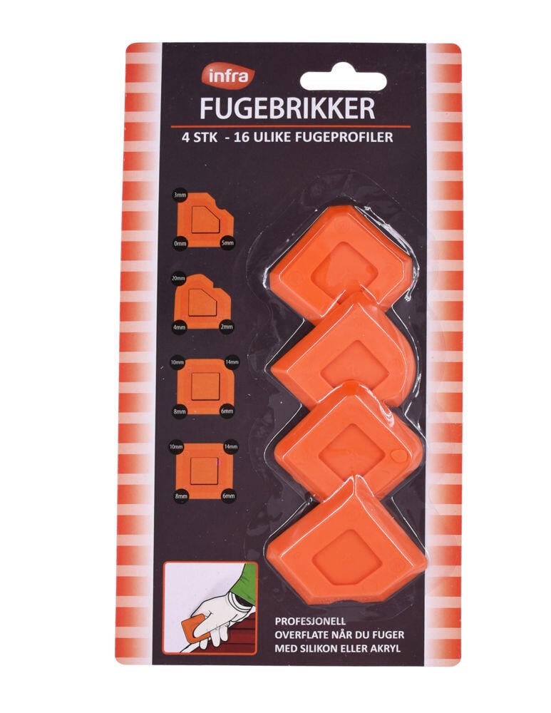 Infra fugebrikker 4-pk