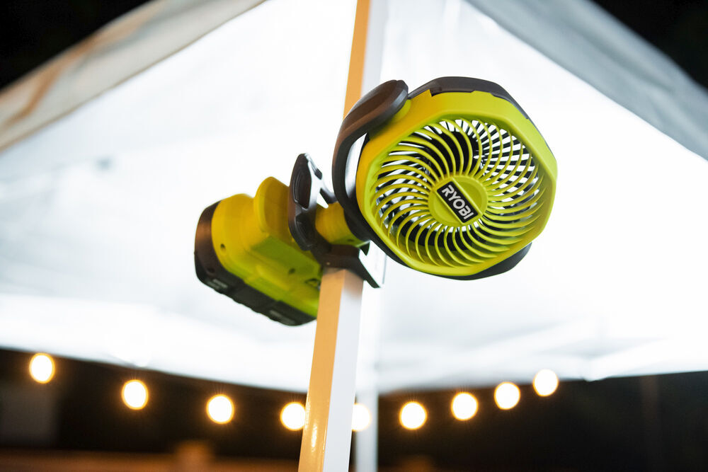 Ryobi ONE+ RCF18-0 vifte med klemme u/batteri