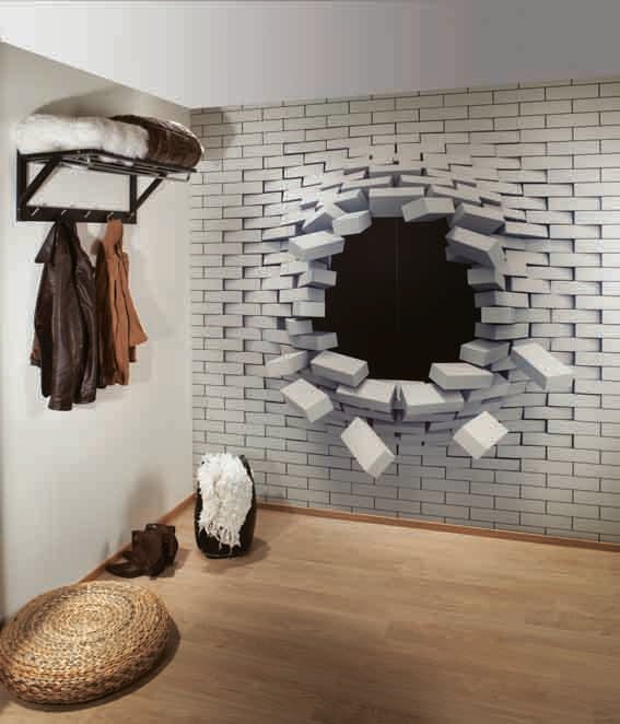 Huntonit Designpanel Hole in Wall