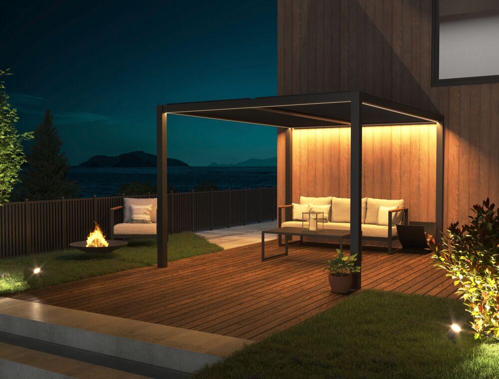 Krifon Stavern pergola ledlys