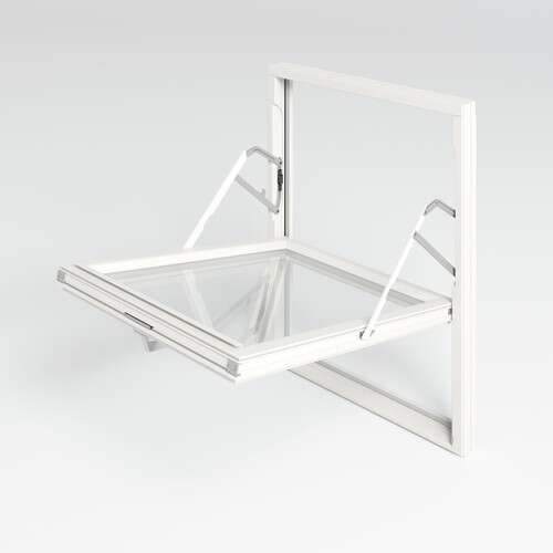 Natre toppsving 3-lags glass (U 0,8) vindu