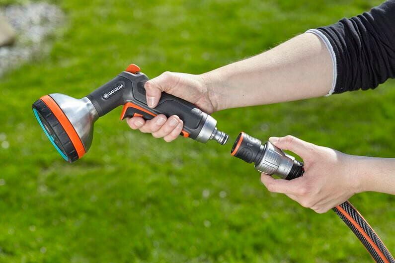 GARDENA Slangekobling Premium Vannstopp