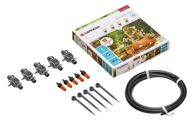 GARDENA startsett dryppvanning blomsterpotter