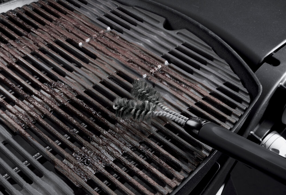 Weber støpejernsbørste
