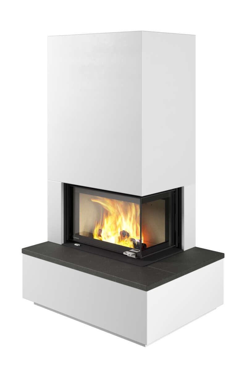 Nordpeis Monaco A Bench høyre peisovn