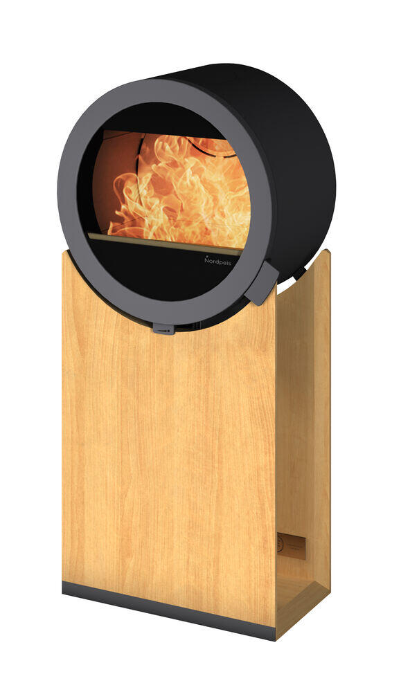 Nordpeis Me Oak peisovn u/sideglass