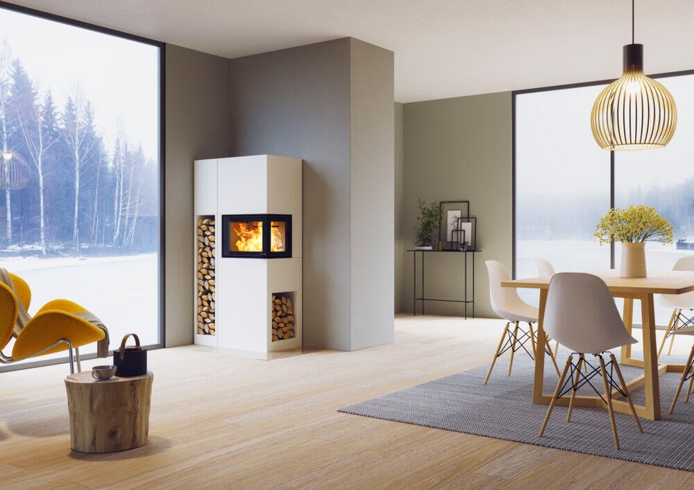 Nordpeis Pisa høyre peisovn