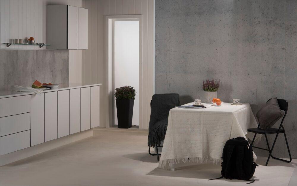 Fibo Lentini Grey Kitchen Board, slett overflate