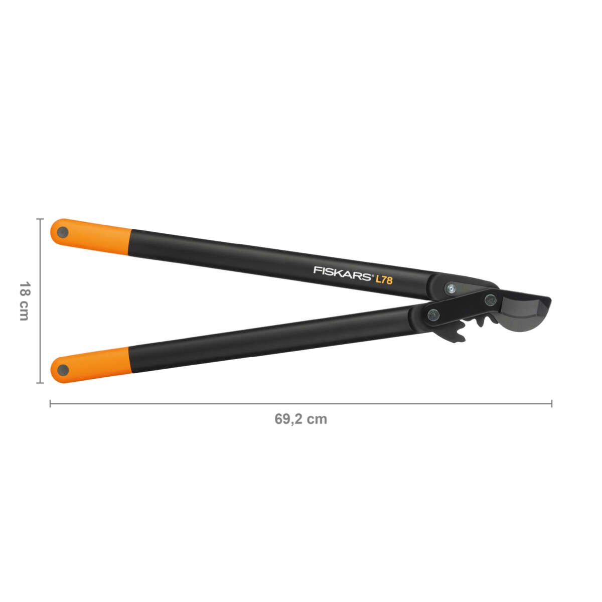 Fiskars PowerGear rydningssaks m/sideskjær