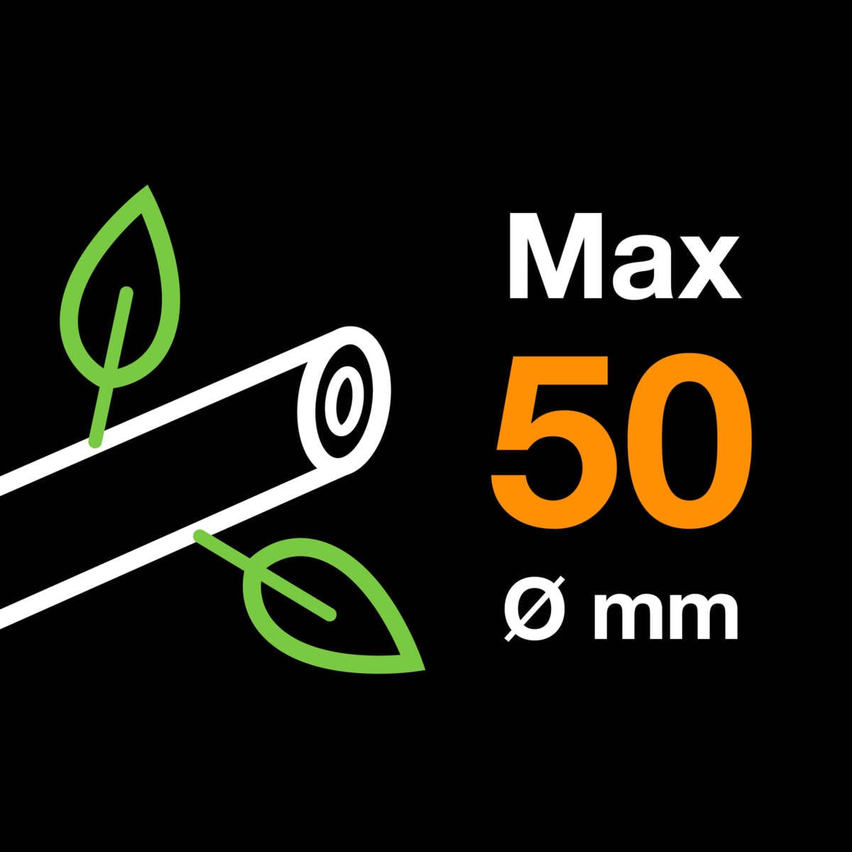 Fiskars PowerGear rydningssaks m/sideskjær