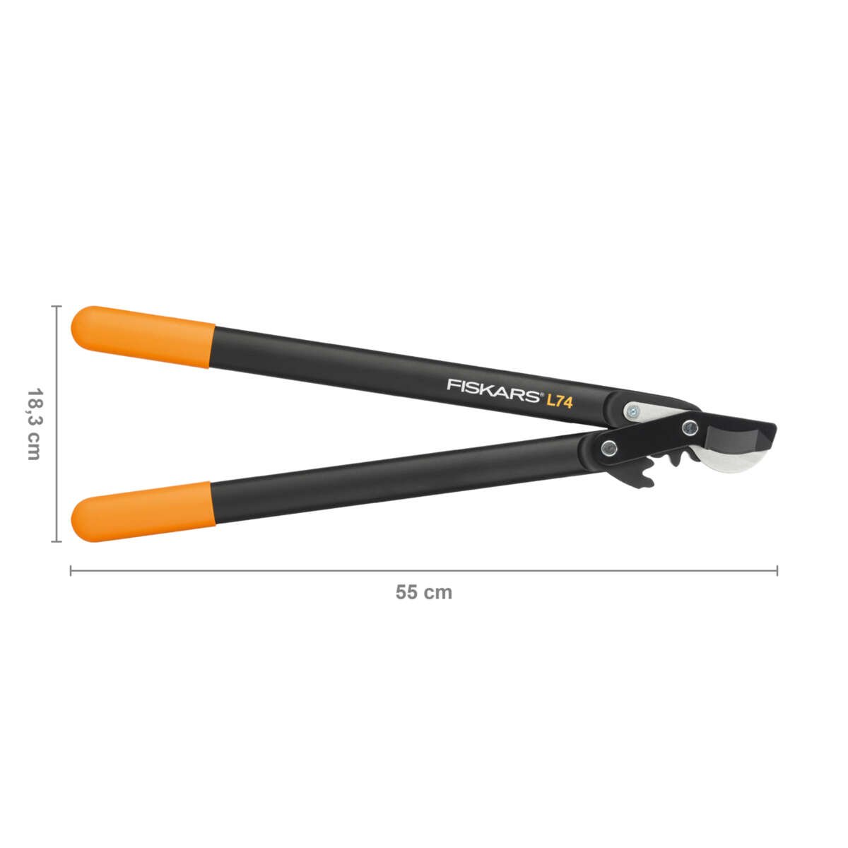 Fiskars PowerGear rydningssaks medium m/sideskjær