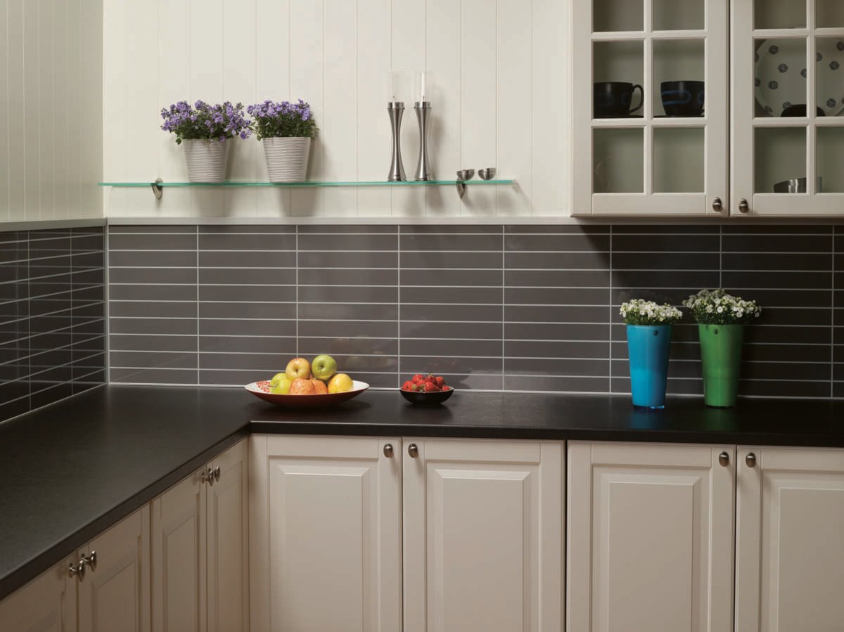 Fibo Kitchen Board Milano Anthracite 30x5