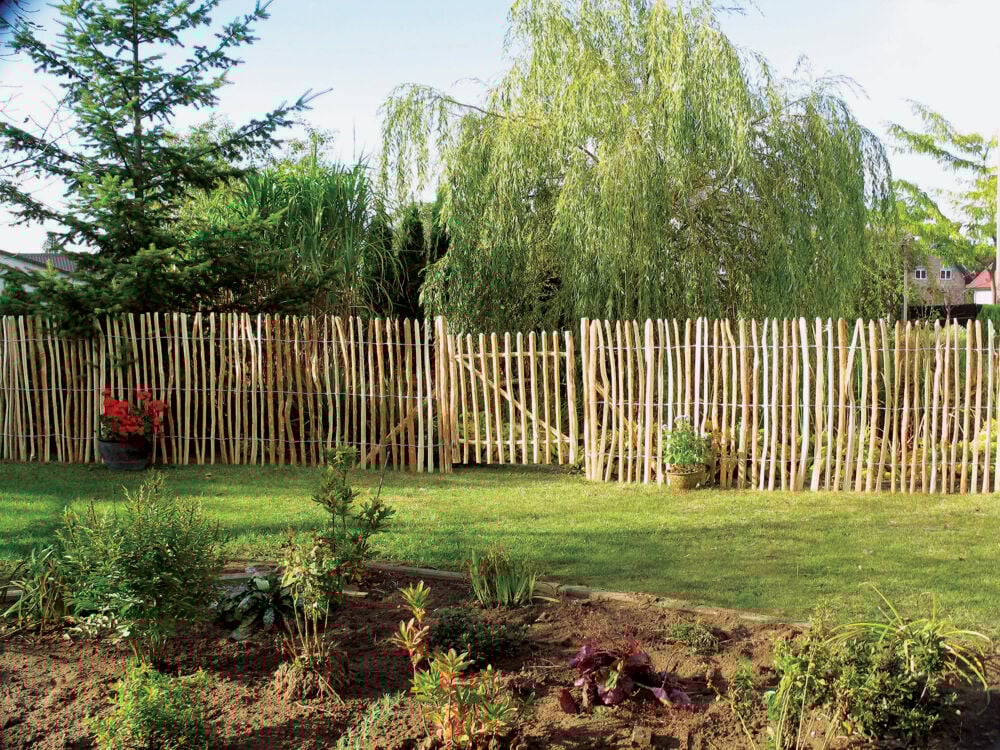 Palmako 120 cm x10 meter hasseltre stakitt