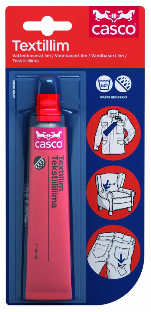 Vannbestandig lim Casco textillim
