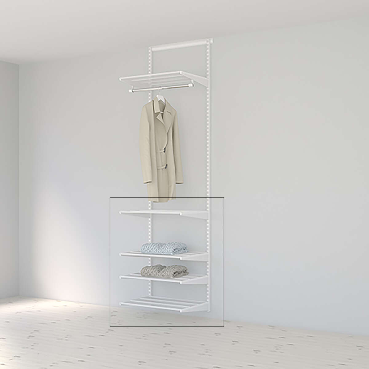 Elfa kompletteringsprodukter alternativ 3