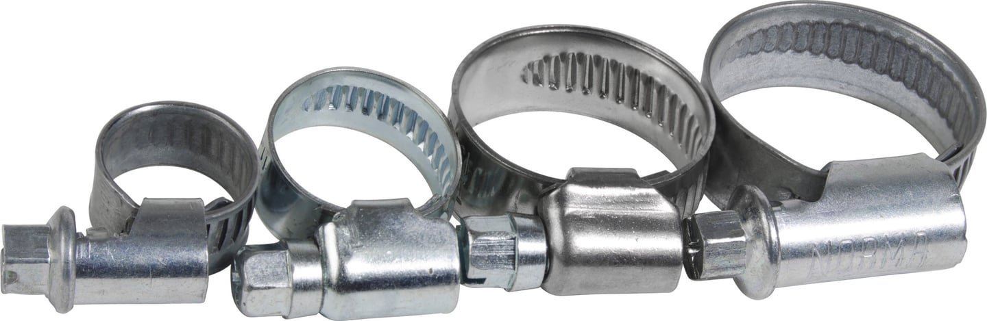 Slangeklemme sats 8st 8-32mm