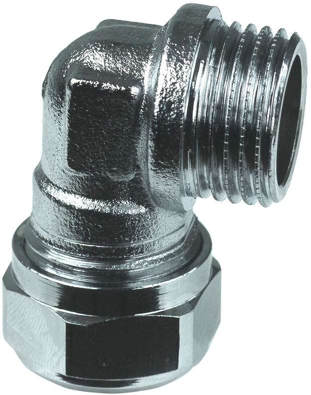 Kobberrør-vinkel 12xR15 utvendig