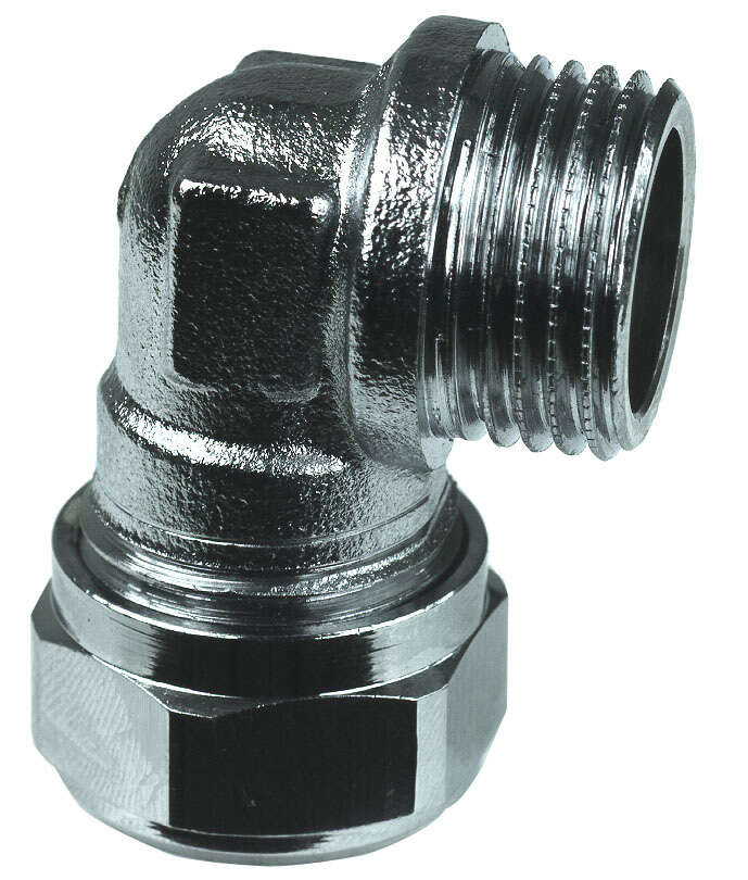 Kobberrør-vinkel 15XR15 utvendig