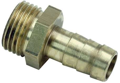 Slangekobling halv R15 utvendig gjenge