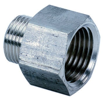 Gelia metall-nippel R15xR15 inv/utv. gjenger