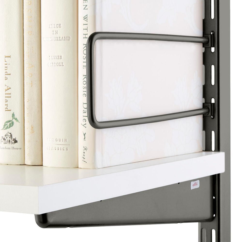 Elfa 250 mm bokstøtte for hengeskinne