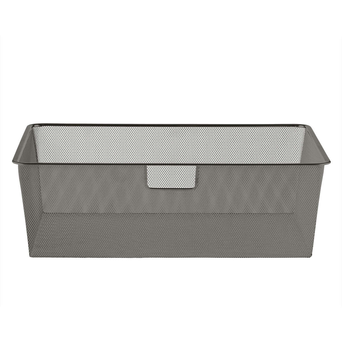 Elfa Klikk-inn graphite H18 cm meshkurv for uttrekksramme