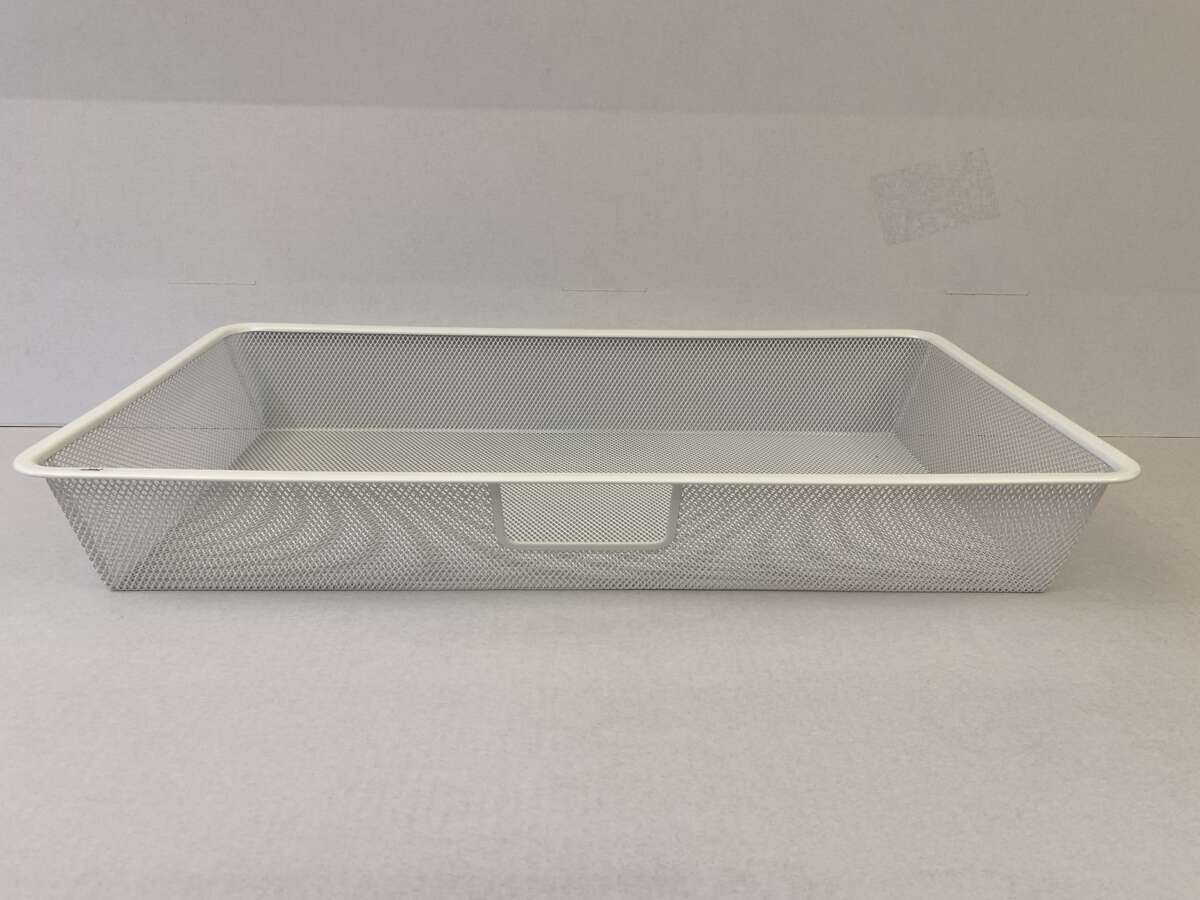 Elfa meshkurv for hvit uttrekksramme B:60 D:30 H:8 cm