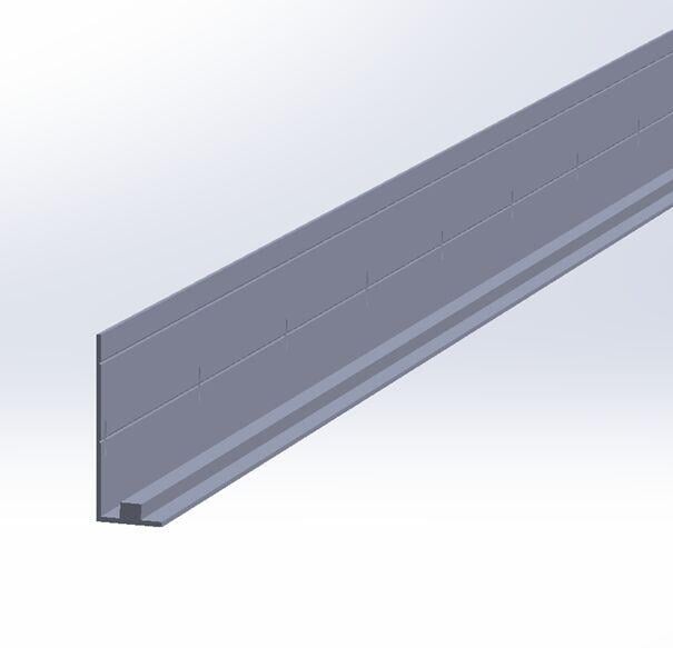 Smartpanel Wetwall sokkellist alu 2400