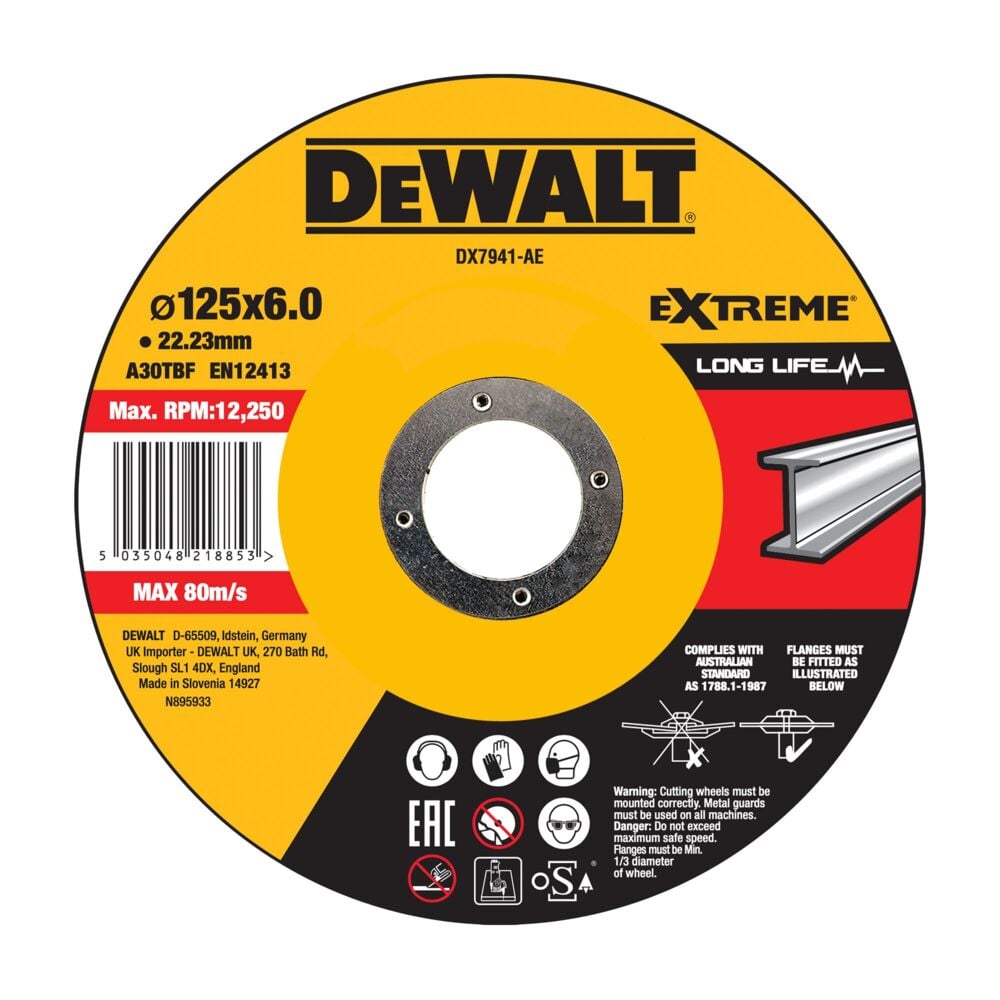 DEWALT slipeskive for metall 115mm DX9721-AE