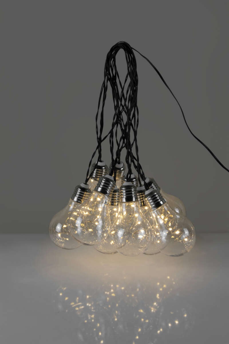 Lyslenke med 10 LEDpærer IP44