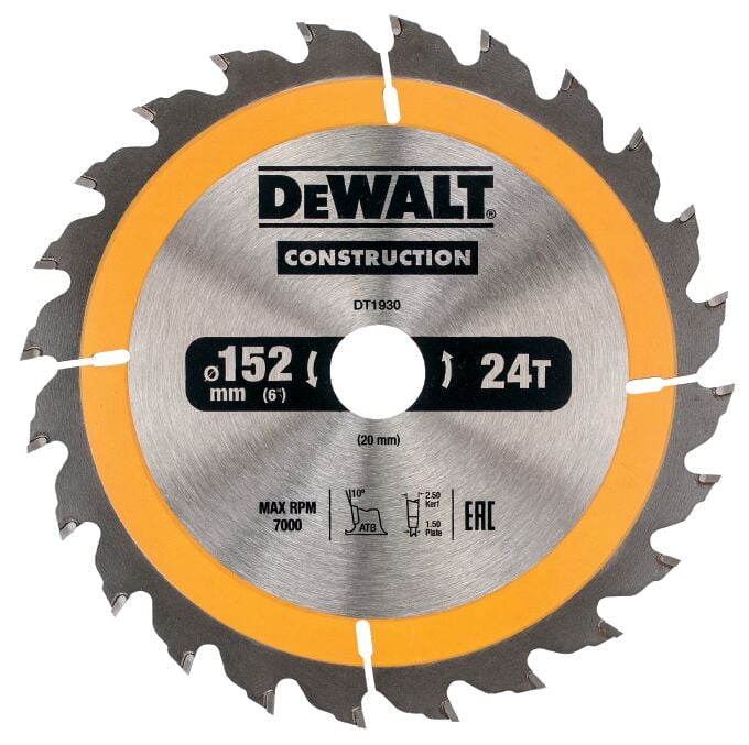 DeWALT DT1931 sirkelsagblad 160x20 mm